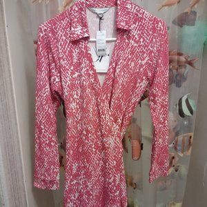 Designer Wrap around dress NWT